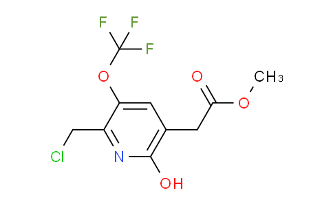 Methyl 2-(chloromethyl)-6-hydroxy-3-(trifluoromethoxy)pyridine-5-acetate