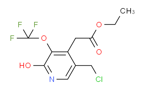 AM156963 | 1806744-59-1 | Ethyl 5-(chloromethyl)-2-hydroxy-3-(trifluoromethoxy)pyridine-4-acetate
