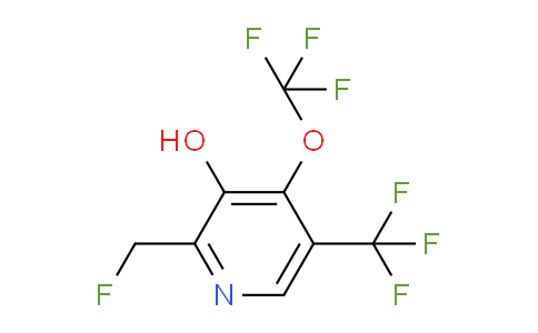 2-(Fluoromethyl)-3-hydroxy-4-(trifluoromethoxy)-5-(trifluoromethyl)pyridine