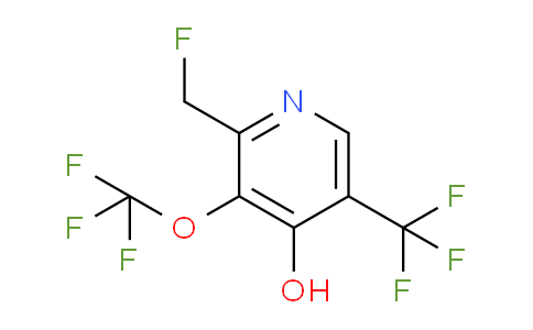 2-(Fluoromethyl)-4-hydroxy-3-(trifluoromethoxy)-5-(trifluoromethyl)pyridine