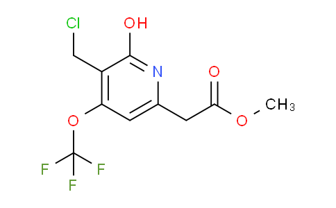 AM156971 | 1804364-69-9 | Methyl 3-(chloromethyl)-2-hydroxy-4-(trifluoromethoxy)pyridine-6-acetate