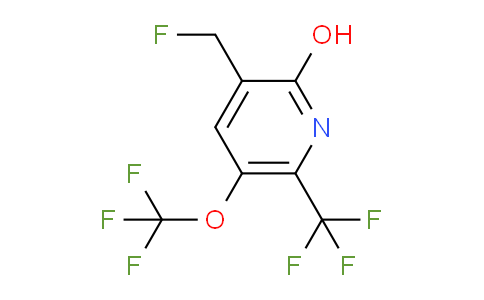 3-(Fluoromethyl)-2-hydroxy-5-(trifluoromethoxy)-6-(trifluoromethyl)pyridine