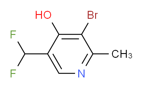 3-Bromo-5-(difluoromethyl)-4-hydroxy-2-methylpyridine