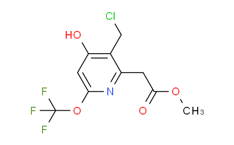 AM156981 | 1806024-10-1 | Methyl 3-(chloromethyl)-4-hydroxy-6-(trifluoromethoxy)pyridine-2-acetate
