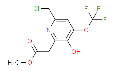AM156988 | 1804364-62-2 | Methyl 6-(chloromethyl)-3-hydroxy-4-(trifluoromethoxy)pyridine-2-acetate