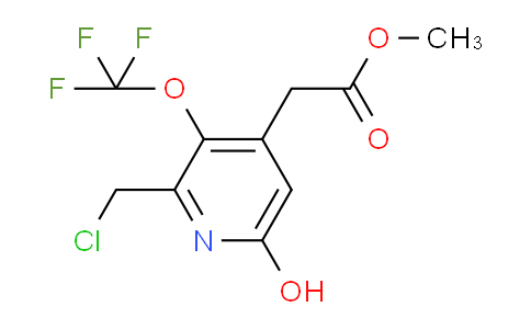 AM156989 | 1804341-27-2 | Methyl 2-(chloromethyl)-6-hydroxy-3-(trifluoromethoxy)pyridine-4-acetate