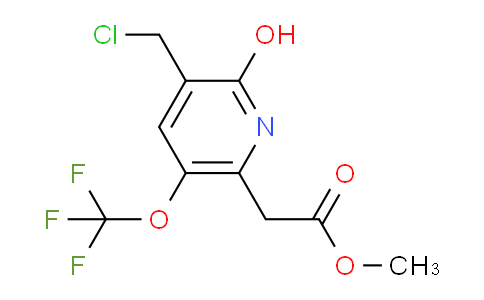 AM156999 | 1804639-24-4 | Methyl 3-(chloromethyl)-2-hydroxy-5-(trifluoromethoxy)pyridine-6-acetate
