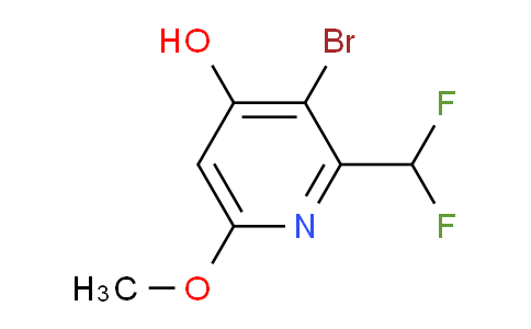 AM15700 | 1805404-57-2 | 3-Bromo-2-(difluoromethyl)-4-hydroxy-6-methoxypyridine