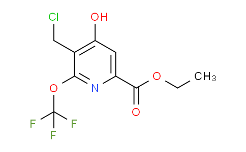 AM157001 | 1804482-65-2 | Ethyl 3-(chloromethyl)-4-hydroxy-2-(trifluoromethoxy)pyridine-6-carboxylate
