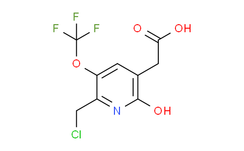 2-(Chloromethyl)-6-hydroxy-3-(trifluoromethoxy)pyridine-5-acetic acid