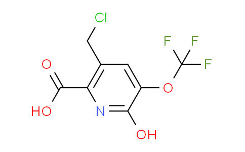 5-(Chloromethyl)-2-hydroxy-3-(trifluoromethoxy)pyridine-6-carboxylic acid