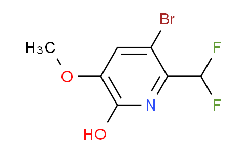 AM15702 | 1805245-26-4 | 3-Bromo-2-(difluoromethyl)-6-hydroxy-5-methoxypyridine