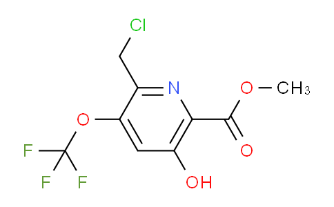 AM157025 | 1804360-34-6 | Methyl 2-(chloromethyl)-5-hydroxy-3-(trifluoromethoxy)pyridine-6-carboxylate