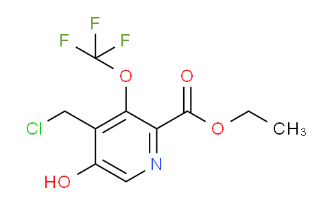 AM157034 | 1806729-66-7 | Ethyl 4-(chloromethyl)-5-hydroxy-3-(trifluoromethoxy)pyridine-2-carboxylate