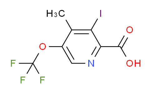 AM157035 | 1804836-34-7 | 3-Iodo-4-methyl-5-(trifluoromethoxy)pyridine-2-carboxylic acid