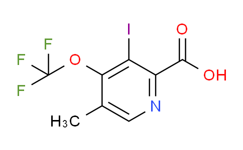 AM157040 | 1804836-39-2 | 3-Iodo-5-methyl-4-(trifluoromethoxy)pyridine-2-carboxylic acid