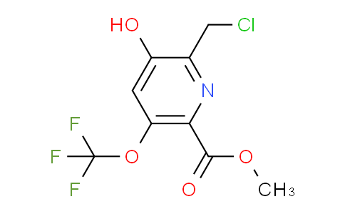Methyl 2-(chloromethyl)-3-hydroxy-5-(trifluoromethoxy)pyridine-6-carboxylate