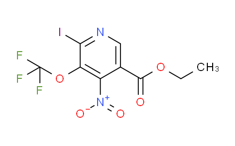 Ethyl 2-iodo-4-nitro-3-(trifluoromethoxy)pyridine-5-carboxylate