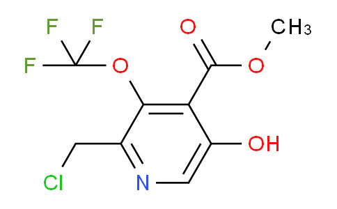 AM157065 | 1804482-06-1 | Methyl 2-(chloromethyl)-5-hydroxy-3-(trifluoromethoxy)pyridine-4-carboxylate