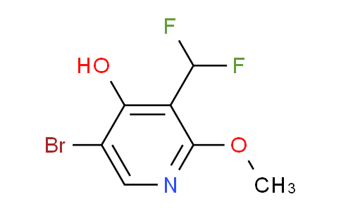 AM15708 | 1805404-86-7 | 5-Bromo-3-(difluoromethyl)-4-hydroxy-2-methoxypyridine