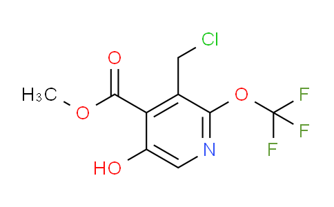 AM157081 | 1806729-55-4 | Methyl 3-(chloromethyl)-5-hydroxy-2-(trifluoromethoxy)pyridine-4-carboxylate