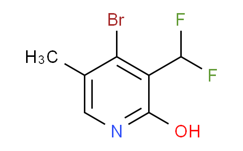 AM15709 | 1804855-95-5 | 4-Bromo-3-(difluoromethyl)-2-hydroxy-5-methylpyridine