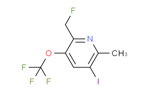 AM157096 | 1804799-66-3 | 2-(Fluoromethyl)-5-iodo-6-methyl-3-(trifluoromethoxy)pyridine