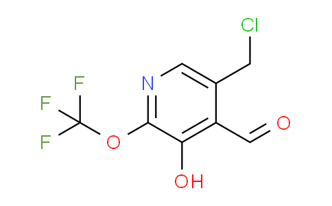 5-(Chloromethyl)-3-hydroxy-2-(trifluoromethoxy)pyridine-4-carboxaldehyde