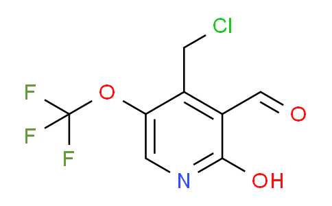 4-(Chloromethyl)-2-hydroxy-5-(trifluoromethoxy)pyridine-3-carboxaldehyde