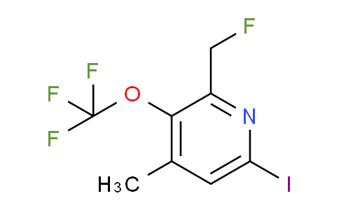 2-(Fluoromethyl)-6-iodo-4-methyl-3-(trifluoromethoxy)pyridine