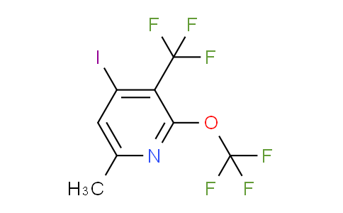 4-Iodo-6-methyl-2-(trifluoromethoxy)-3-(trifluoromethyl)pyridine