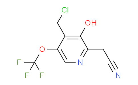 AM157136 | 1804792-98-0 | 4-(Chloromethyl)-3-hydroxy-5-(trifluoromethoxy)pyridine-2-acetonitrile
