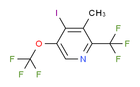 4-Iodo-3-methyl-5-(trifluoromethoxy)-2-(trifluoromethyl)pyridine