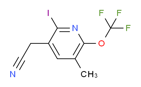 AM157146 | 1804442-32-7 | 2-Iodo-5-methyl-6-(trifluoromethoxy)pyridine-3-acetonitrile