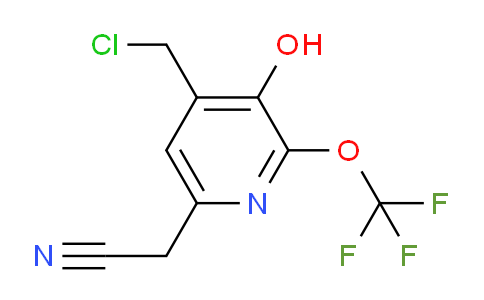AM157148 | 1804354-79-7 | 4-(Chloromethyl)-3-hydroxy-2-(trifluoromethoxy)pyridine-6-acetonitrile