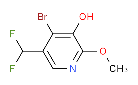 AM15715 | 1804885-64-0 | 4-Bromo-5-(difluoromethyl)-3-hydroxy-2-methoxypyridine