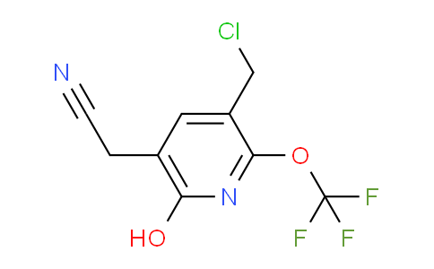 AM157158 | 1803966-81-5 | 3-(Chloromethyl)-6-hydroxy-2-(trifluoromethoxy)pyridine-5-acetonitrile