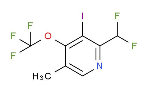 AM157159 | 1804829-43-3 | 2-(Difluoromethyl)-3-iodo-5-methyl-4-(trifluoromethoxy)pyridine