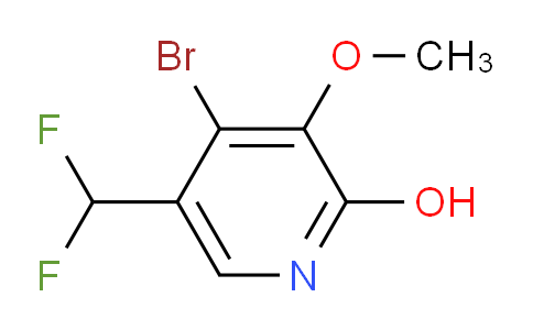 AM15716 | 1805405-03-1 | 4-Bromo-5-(difluoromethyl)-2-hydroxy-3-methoxypyridine