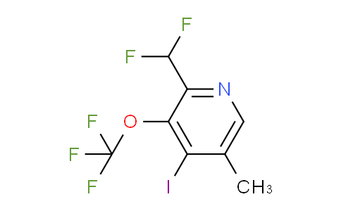 AM157165 | 1804774-63-7 | 2-(Difluoromethyl)-4-iodo-5-methyl-3-(trifluoromethoxy)pyridine