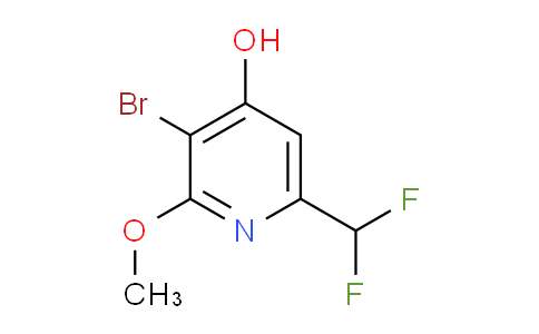 AM15718 | 1805405-06-4 | 3-Bromo-6-(difluoromethyl)-4-hydroxy-2-methoxypyridine