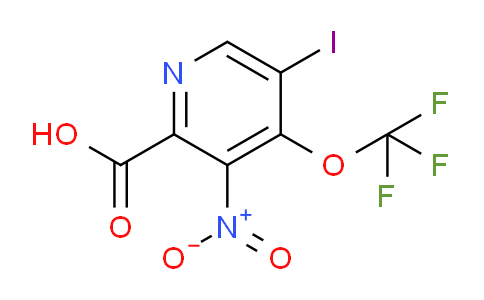 5-Iodo-3-nitro-4-(trifluoromethoxy)pyridine-2-carboxylic acid