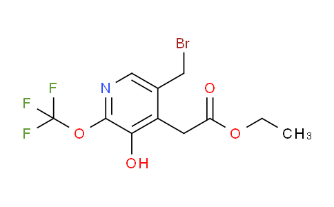 AM157187 | 1806736-23-1 | Ethyl 5-(bromomethyl)-3-hydroxy-2-(trifluoromethoxy)pyridine-4-acetate