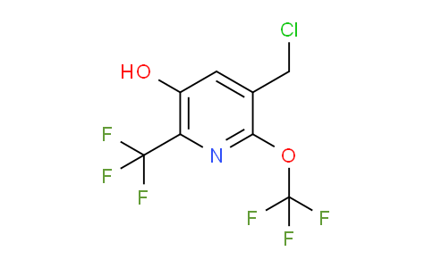 AM157188 | 1804825-29-3 | 3-(Chloromethyl)-5-hydroxy-2-(trifluoromethoxy)-6-(trifluoromethyl)pyridine