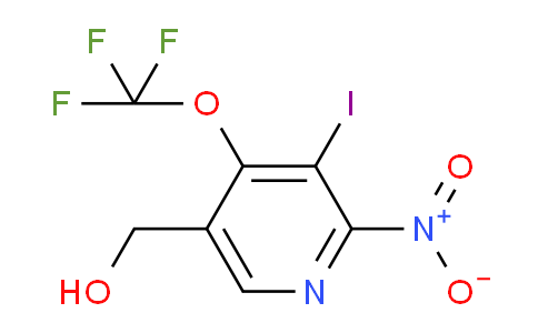 3-Iodo-2-nitro-4-(trifluoromethoxy)pyridine-5-methanol