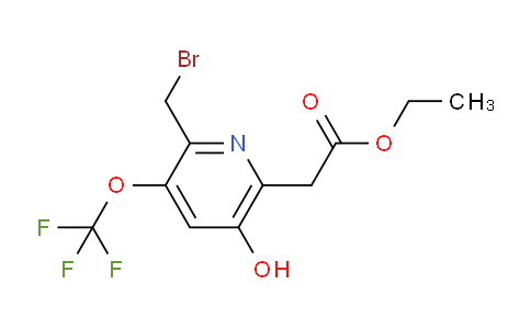AM157195 | 1804354-01-5 | Ethyl 2-(bromomethyl)-5-hydroxy-3-(trifluoromethoxy)pyridine-6-acetate