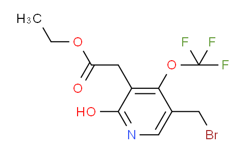 AM157196 | 1804354-26-4 | Ethyl 5-(bromomethyl)-2-hydroxy-4-(trifluoromethoxy)pyridine-3-acetate