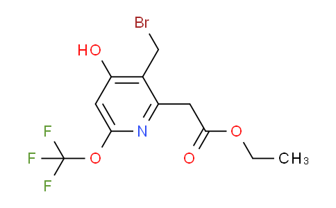 AM157209 | 1806739-08-1 | Ethyl 3-(bromomethyl)-4-hydroxy-6-(trifluoromethoxy)pyridine-2-acetate