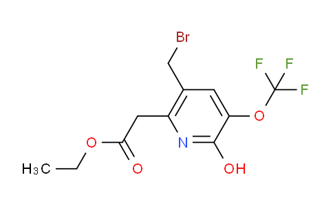 AM157218 | 1806026-12-9 | Ethyl 5-(bromomethyl)-2-hydroxy-3-(trifluoromethoxy)pyridine-6-acetate