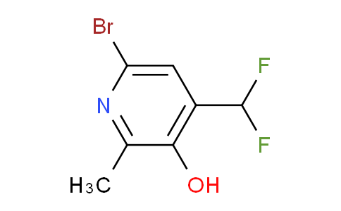 AM15723 | 1804855-80-8 | 6-Bromo-4-(difluoromethyl)-3-hydroxy-2-methylpyridine
